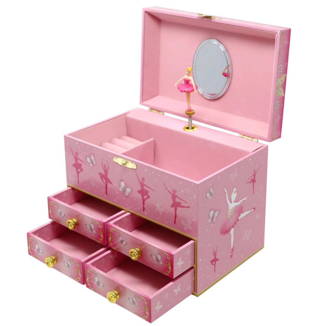 Butterfly Ballet Medium Musical Jewellery Box