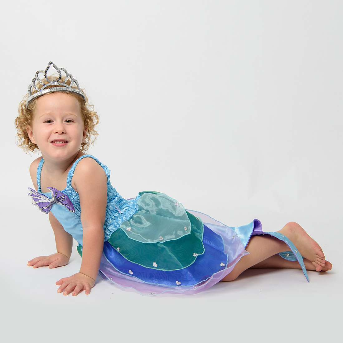 Childs Aqua Mermaid Dress