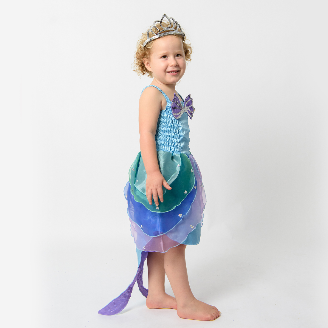 Childs Aqua Mermaid Dress