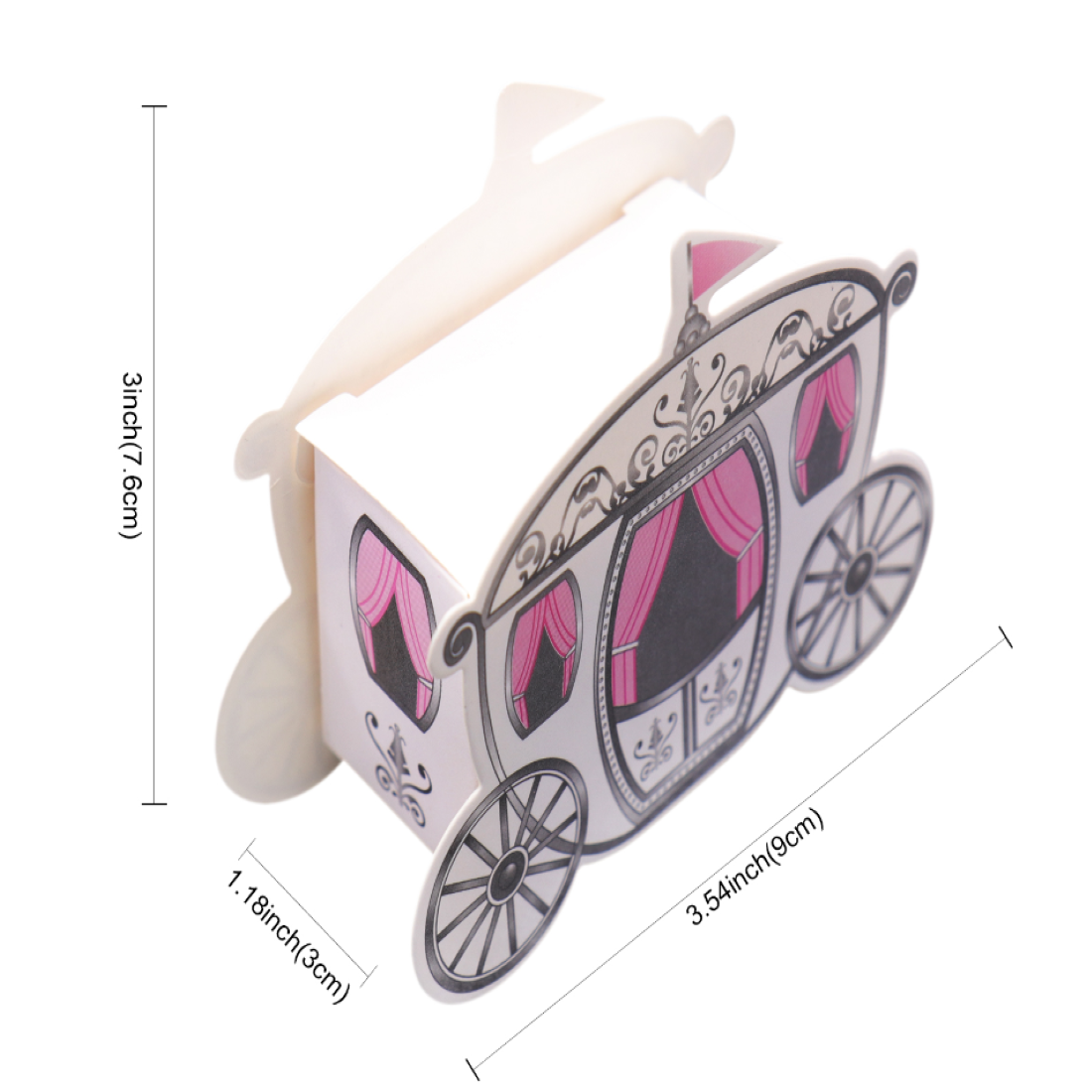 Enchanted Carriage Bonbonniere Favour Box