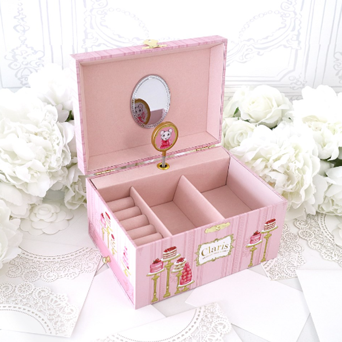 Claris The Chicest Mouse Musical Jewellery Box The Fairy Shop