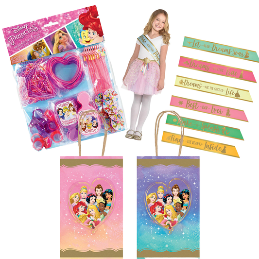 Disney Princess 8 Pack Party Bag Set