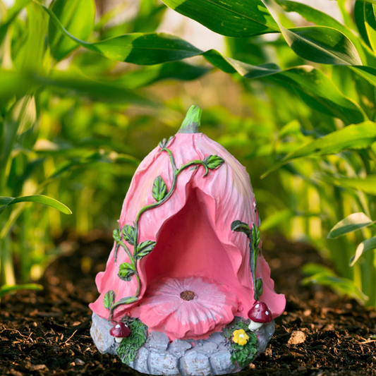 Fairy Garden Pink Flower Bell Tent