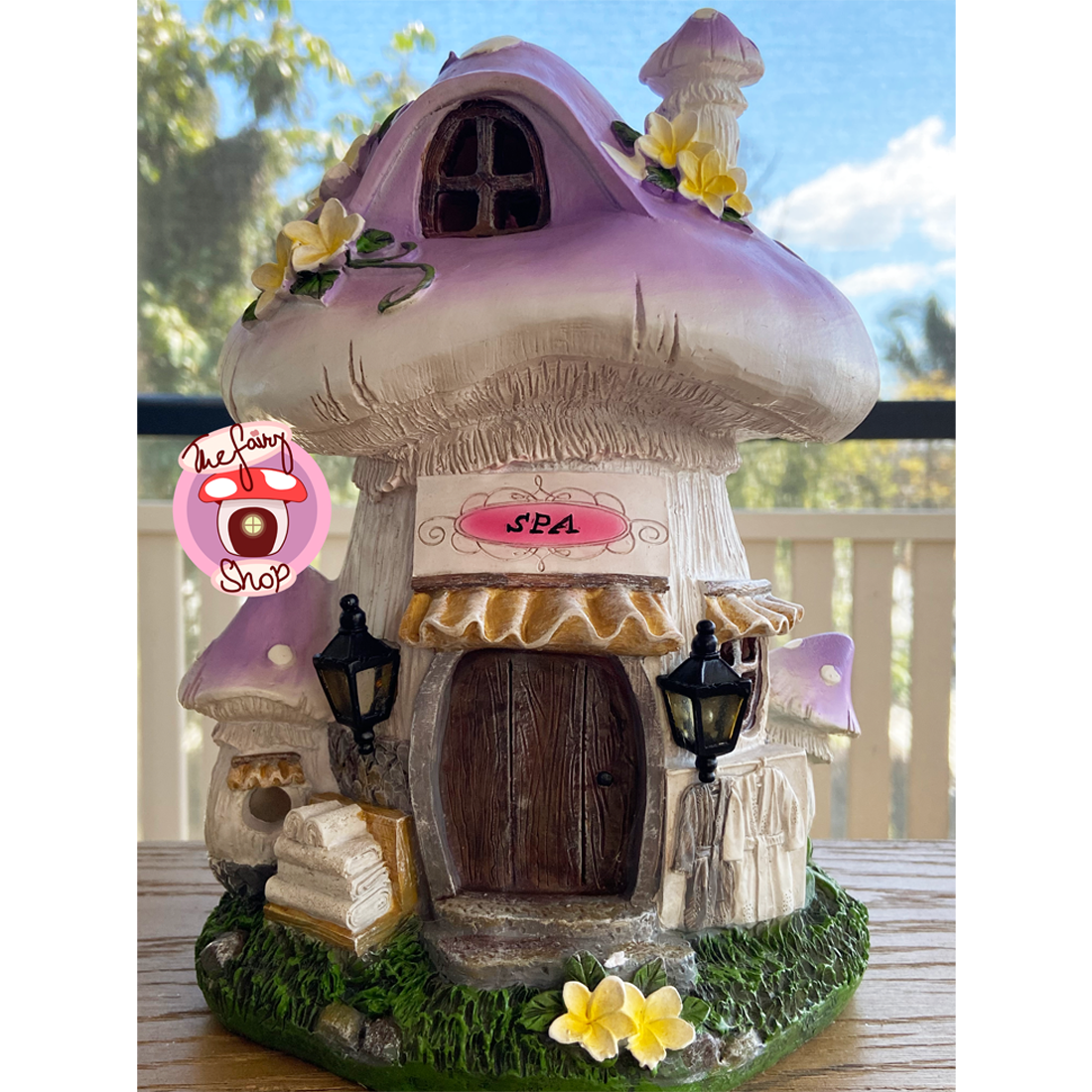 Solar Fairy Garden House Spa