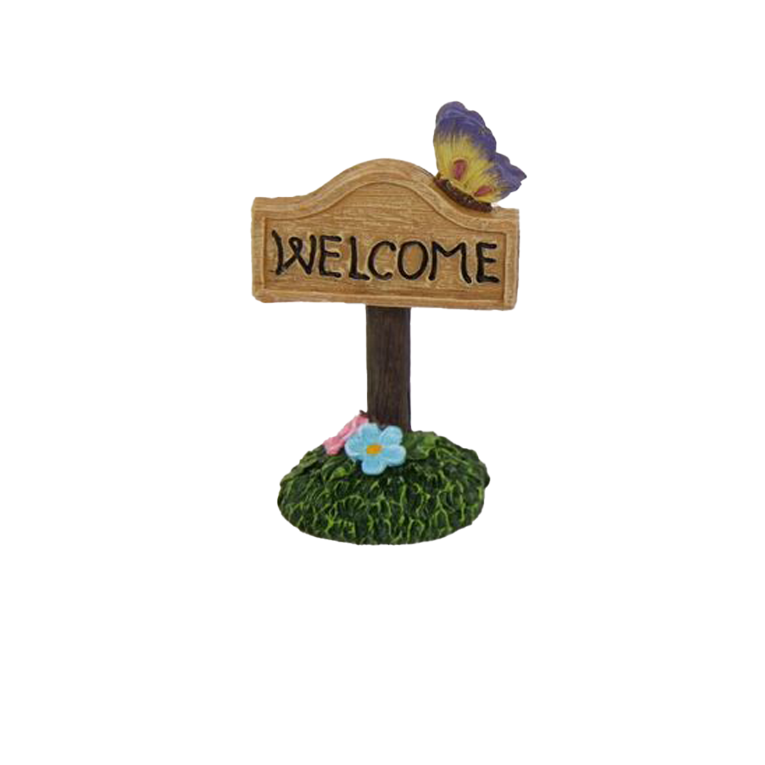 Fairy Garden Welcome Sign Post