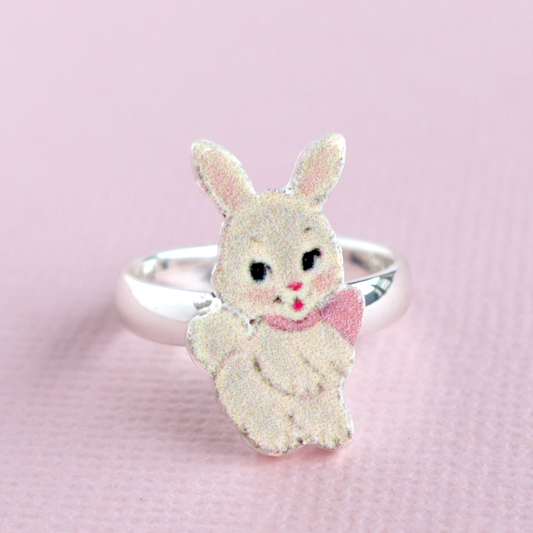 Floral Dreams Bunny Ring by Lauren Hinkley