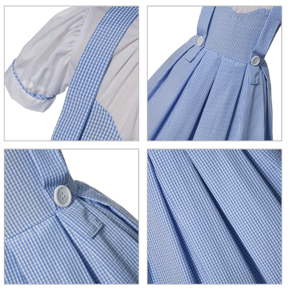Girls Dorothy Wizard of Oz Inspired Costume
