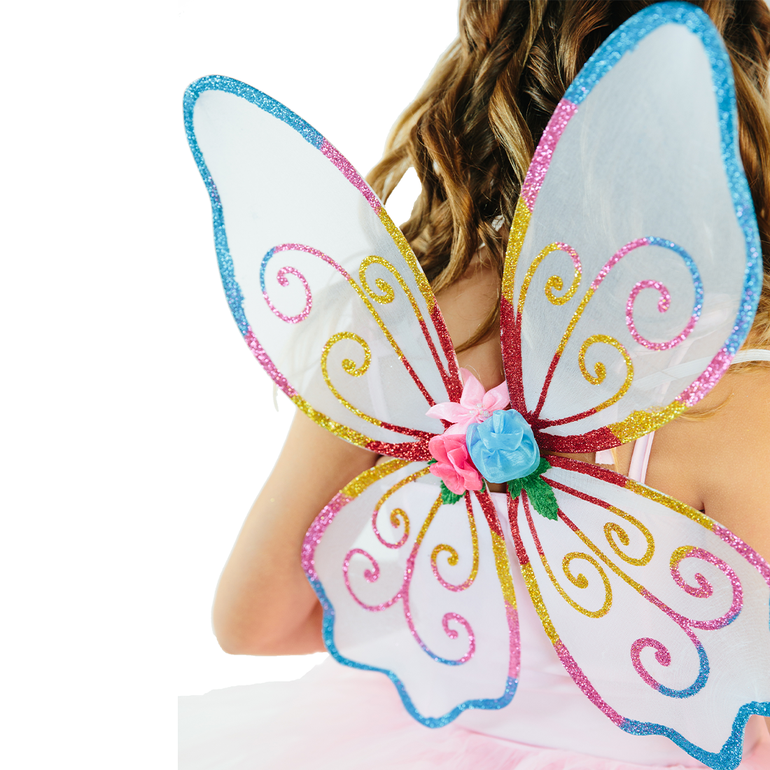 Large Rainbow Blossom Fairy Wings