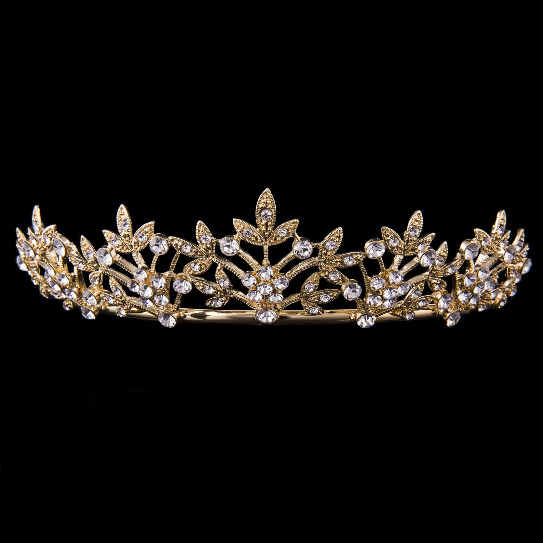 Mad Ally Large Vine Tiara Gold