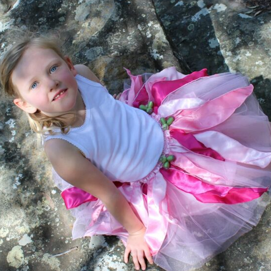 May Gibbs Pink Gum Blossom Skirt