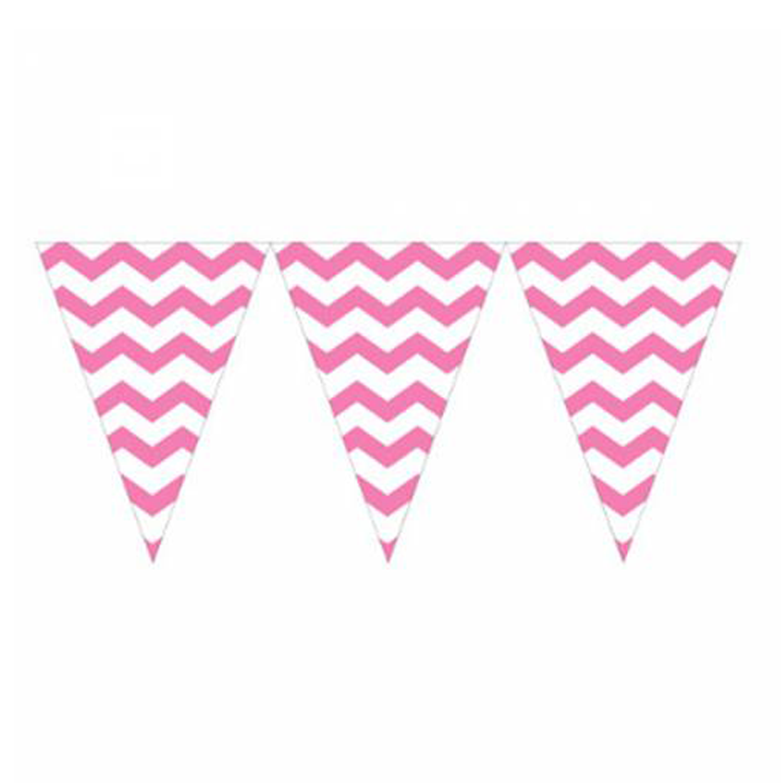 Pink Chevron Bunting