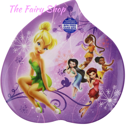 Pink Disney Fairies Leaf Plate