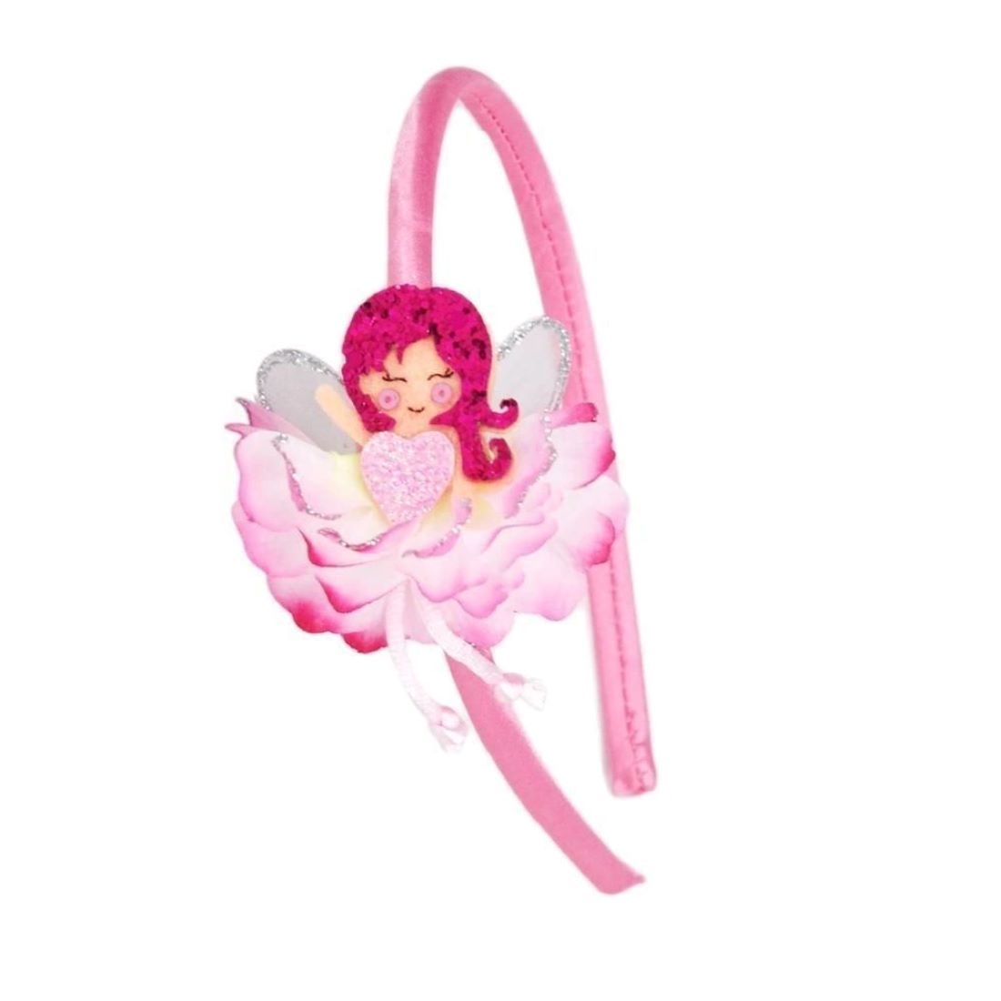 Girls Flower Princess Glitter Headband