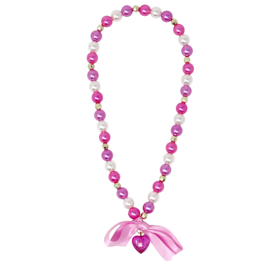 Pink Poppy Princess Violet Necklace