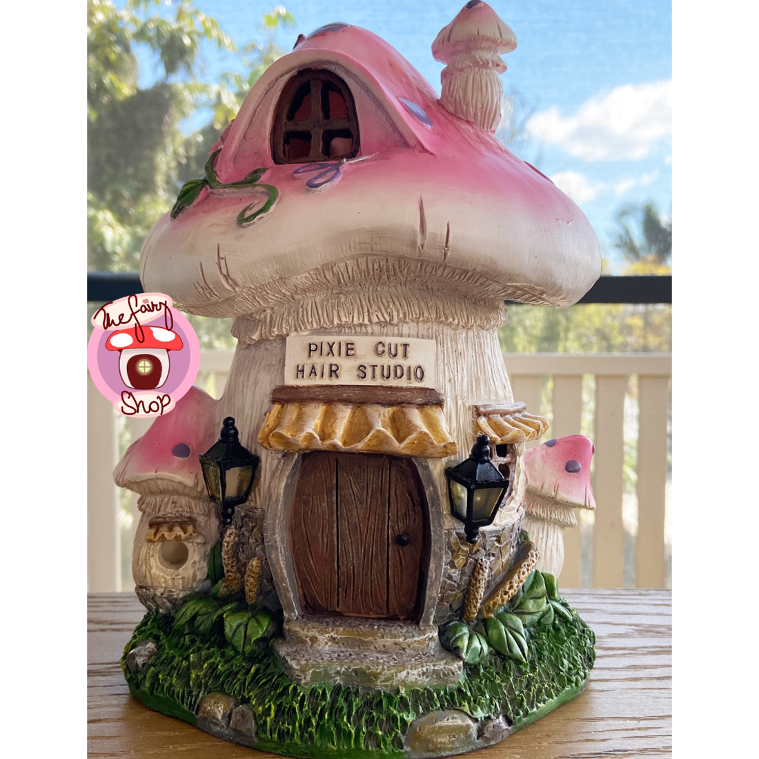 Pixie Hair Cut Studio Fairy Garden Solar House