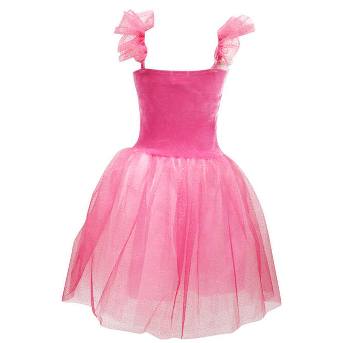 Princess Rose Velvet Dress with Ombre Tulle 5-6 Years