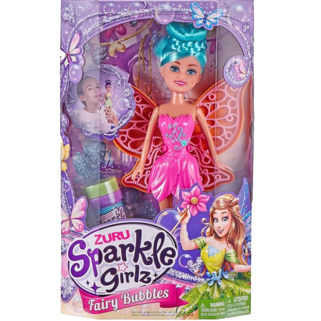Sparkle Girlz - Fairy Bubbles Dreams Doll Playset