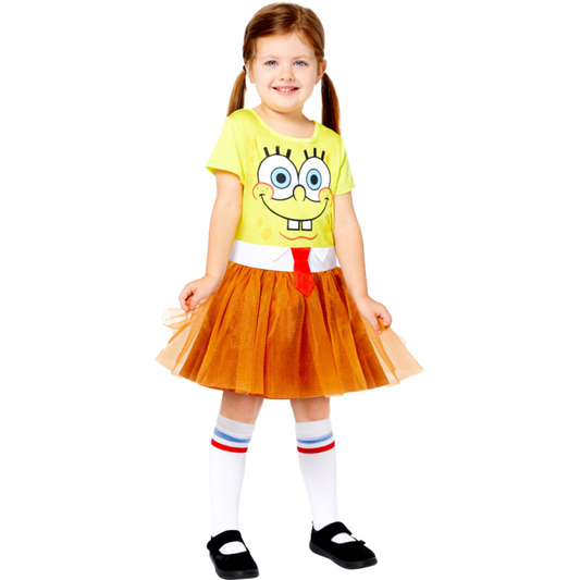 SpongeBob SquarePants Girls Nickelodeon Licensed Costume Tutu Dress