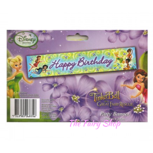Tinker Bell and the Great Fairy Rescue Happy Birthday Banner