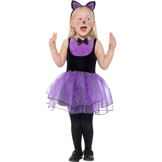 Toddler Girls Cat Costume Fairy Dress Age 1-2