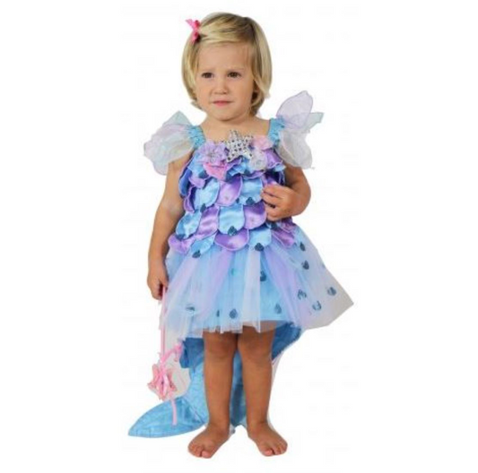 Toddler Blue Mermaid Fairy Dress