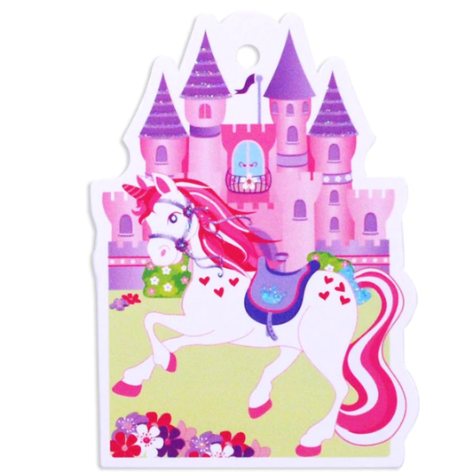 White Unicorn Gift Tag