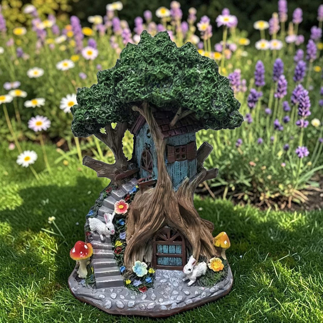 12cm Fairy Garden Treehouse