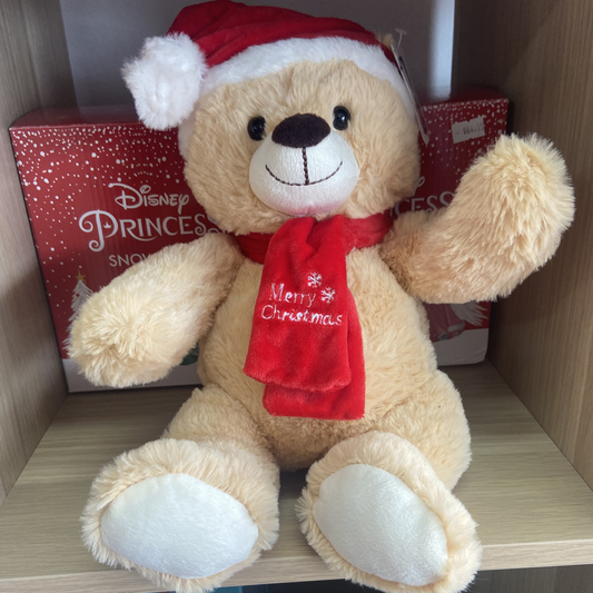 25cm Plush Christmas Teddy Bear