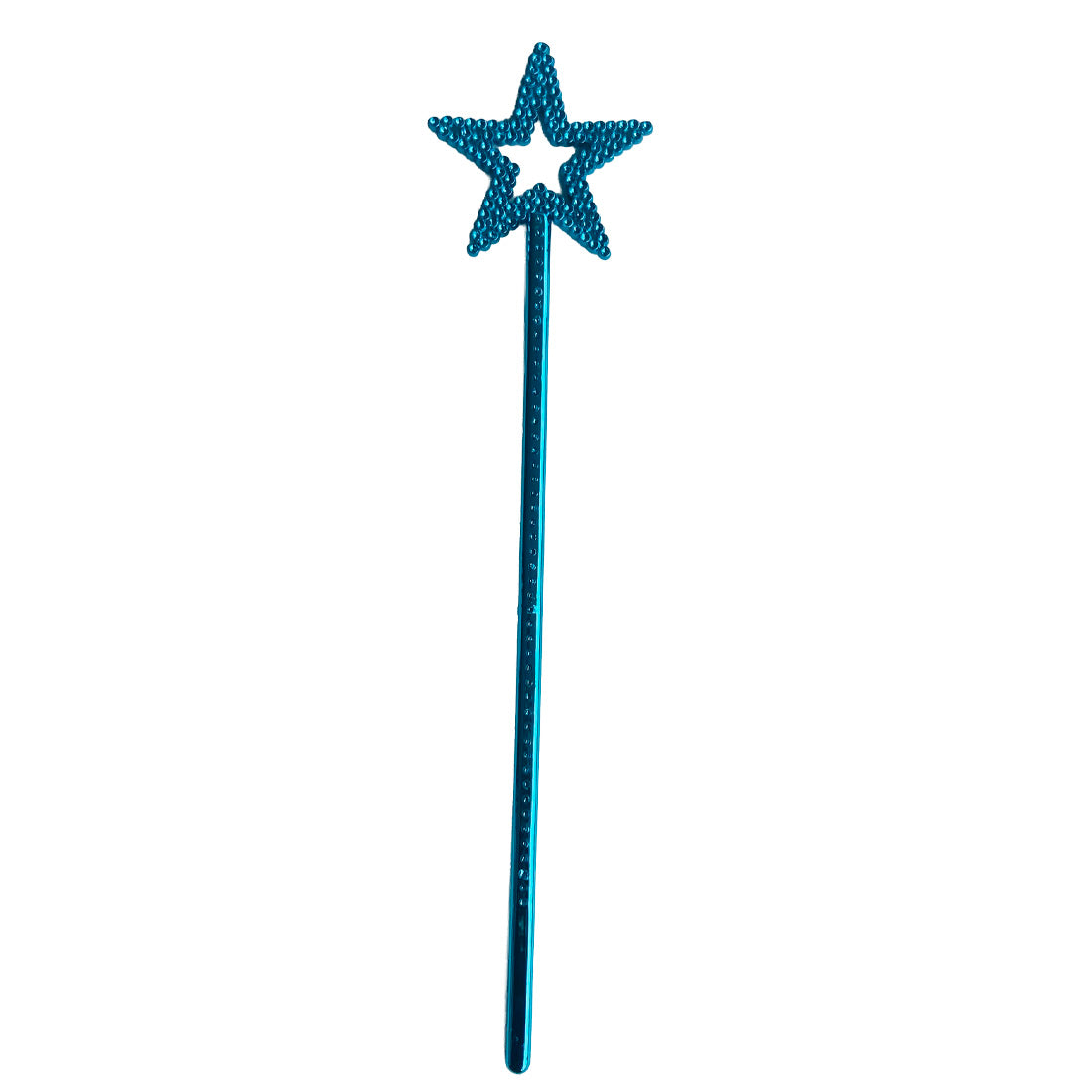 34cm Pink or Blue Shiny Plated Fairy Wand