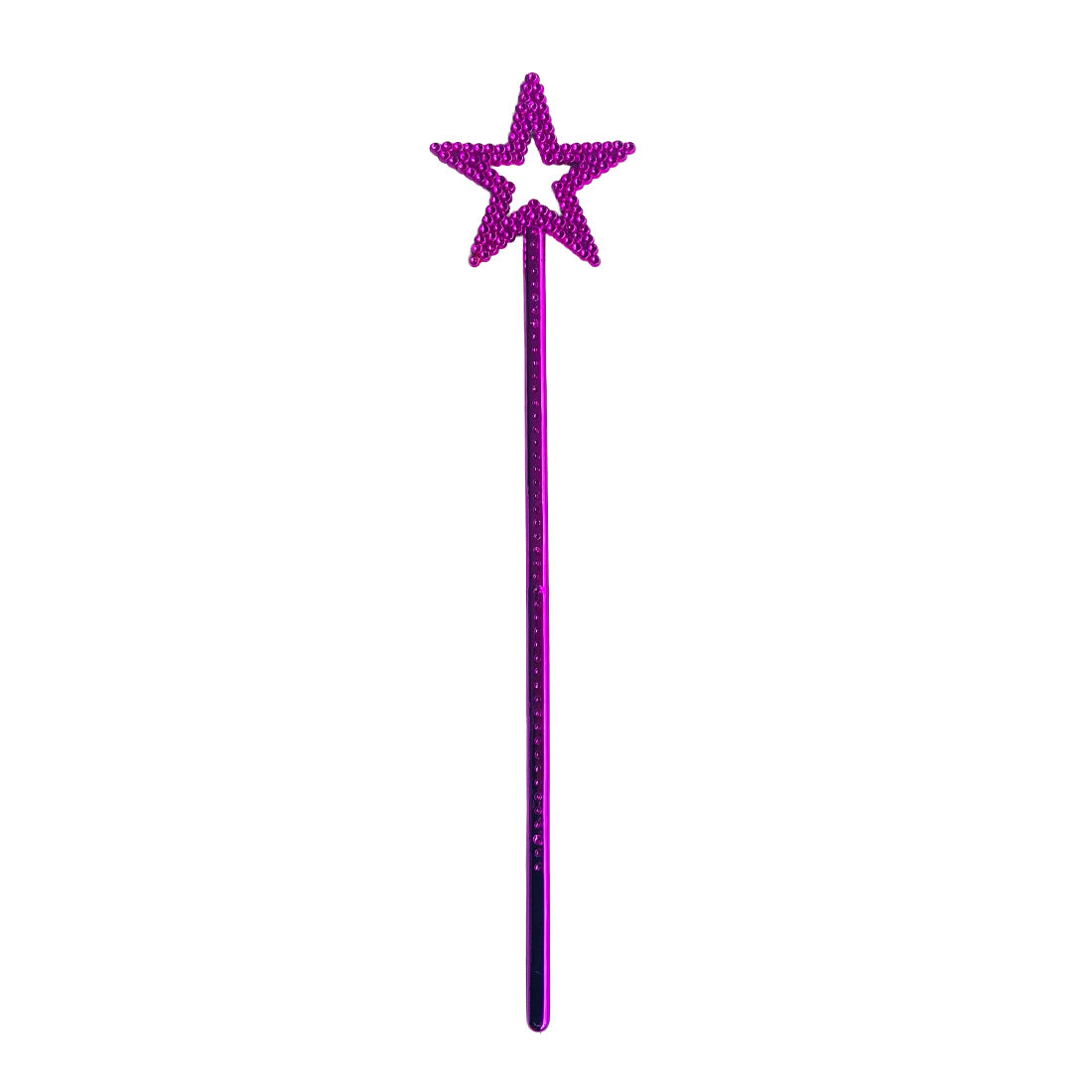 34cm Pink or Blue Shiny Plated Fairy Wand