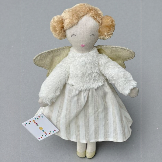 35cm Soft Cream and Gold Fairy Doll