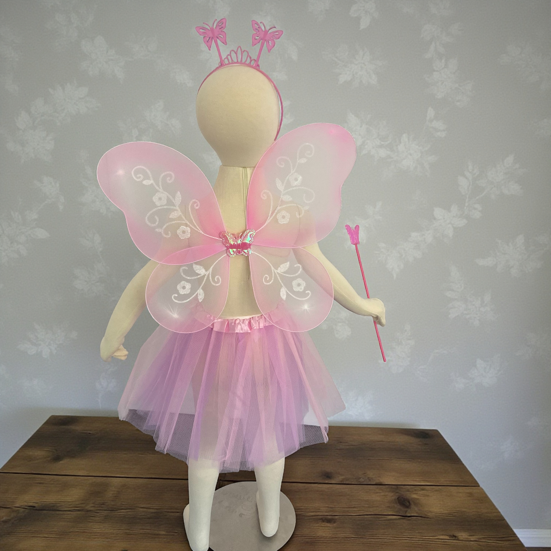 4 Piece Pink Fairy Dress Up Set – The Fairy Shop