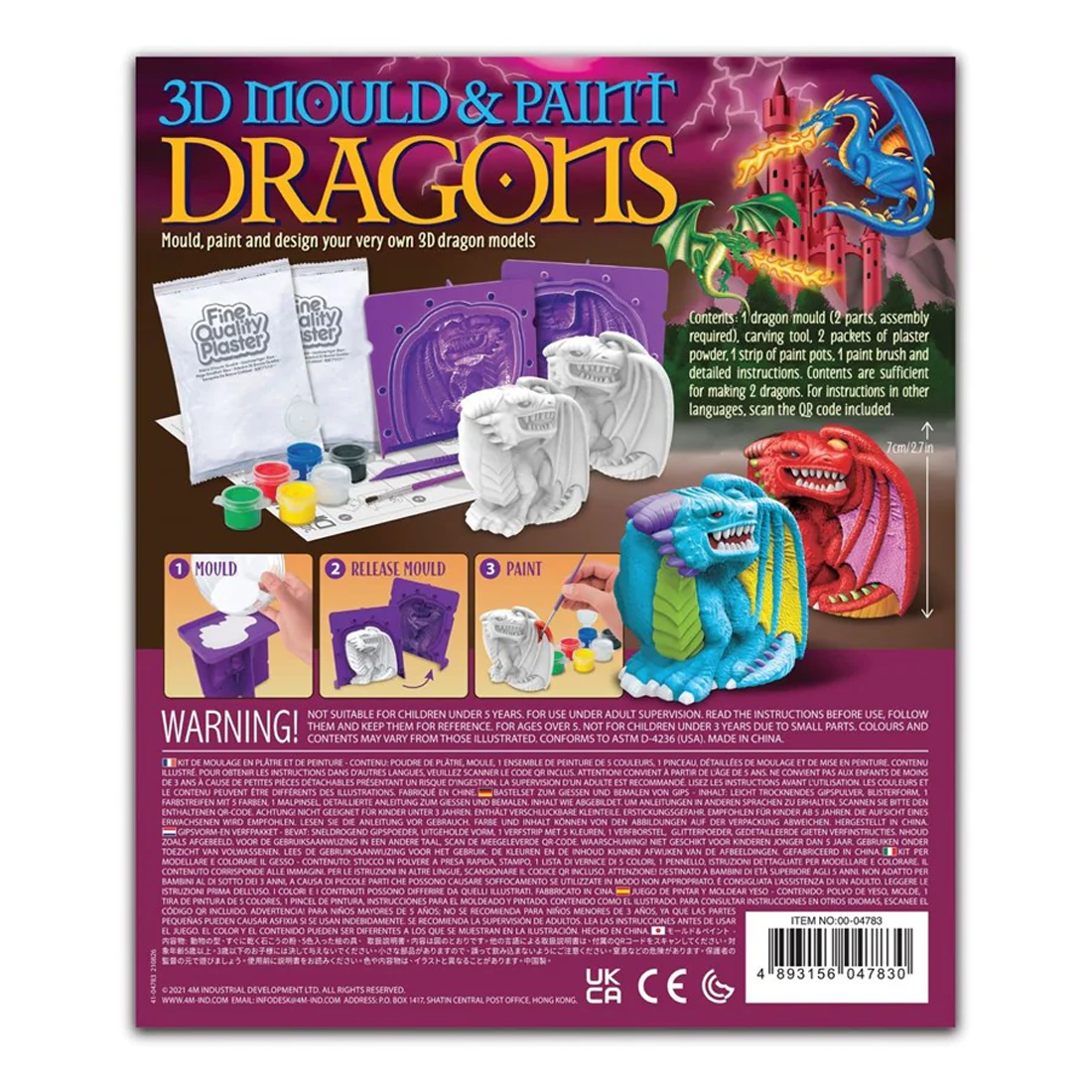 4M - Mould & Paint - 3D Dragons