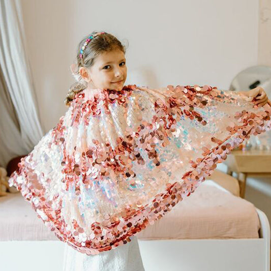 sequin cape