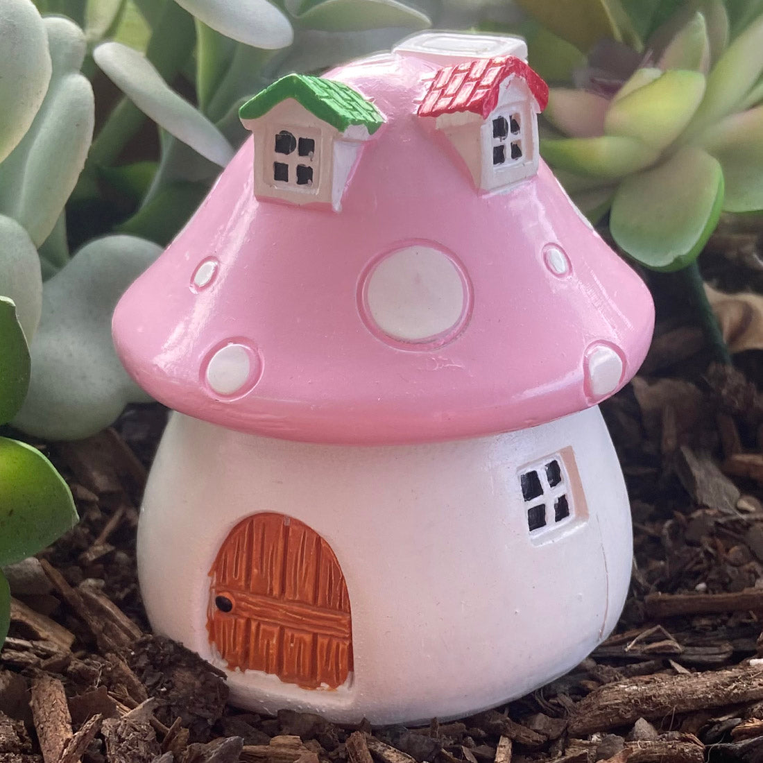 8cm Fairy Houses With Chimney