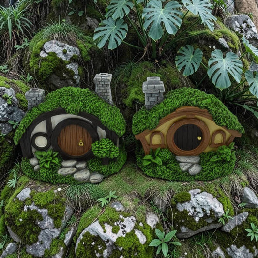 9cm Fairy Garden Grassy Hobbit House