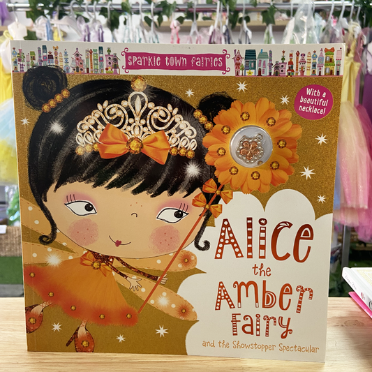 Alice The Amber Fairy Softcover Book and Necklace