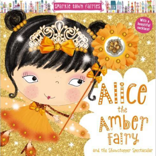 Alice The Amber Fairy Softcover Book and Necklace