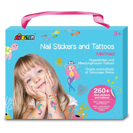 Avenir - Nail Stickers and Tattoos Mermaids