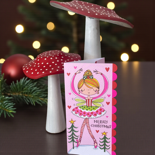 Ballerina Fairy Christmas Money Wallet