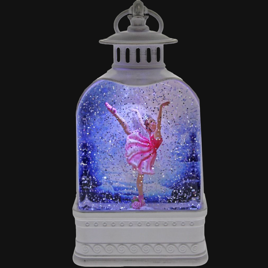 Ballerina Glitter Lantern Night Light