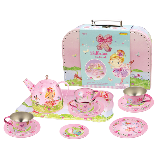 Ballerina Tin Tea Set in Case