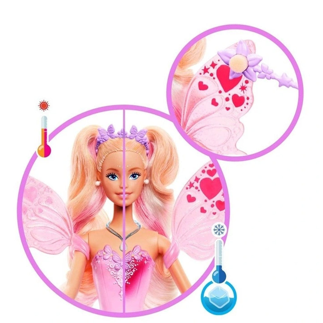 Barbie Fantasy Fairy Doll with Colour Change Wings
