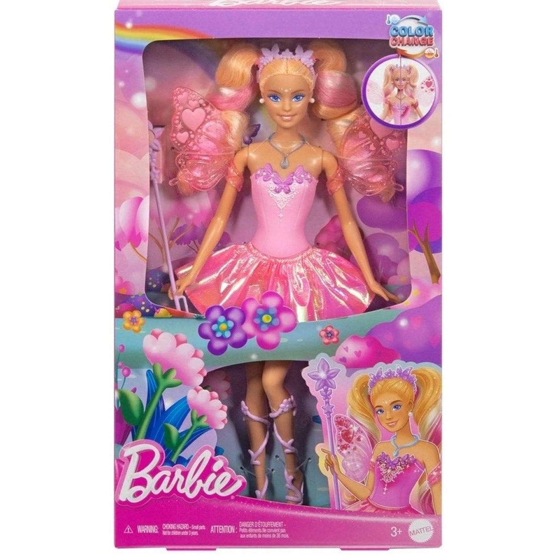 Barbie Fantasy Fairy Doll with Colour Change Wings