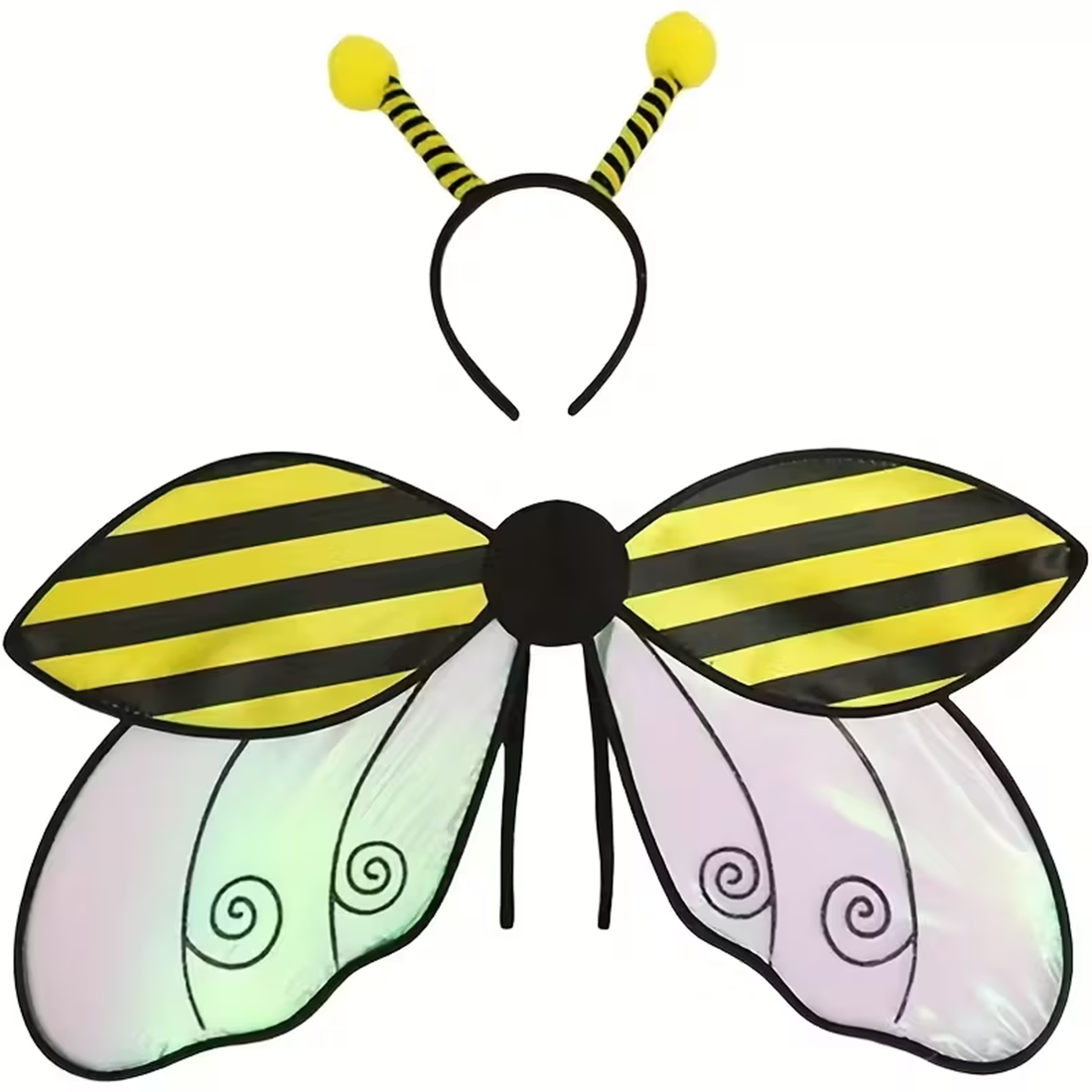 Black and Yellow Bee Fairy Wings