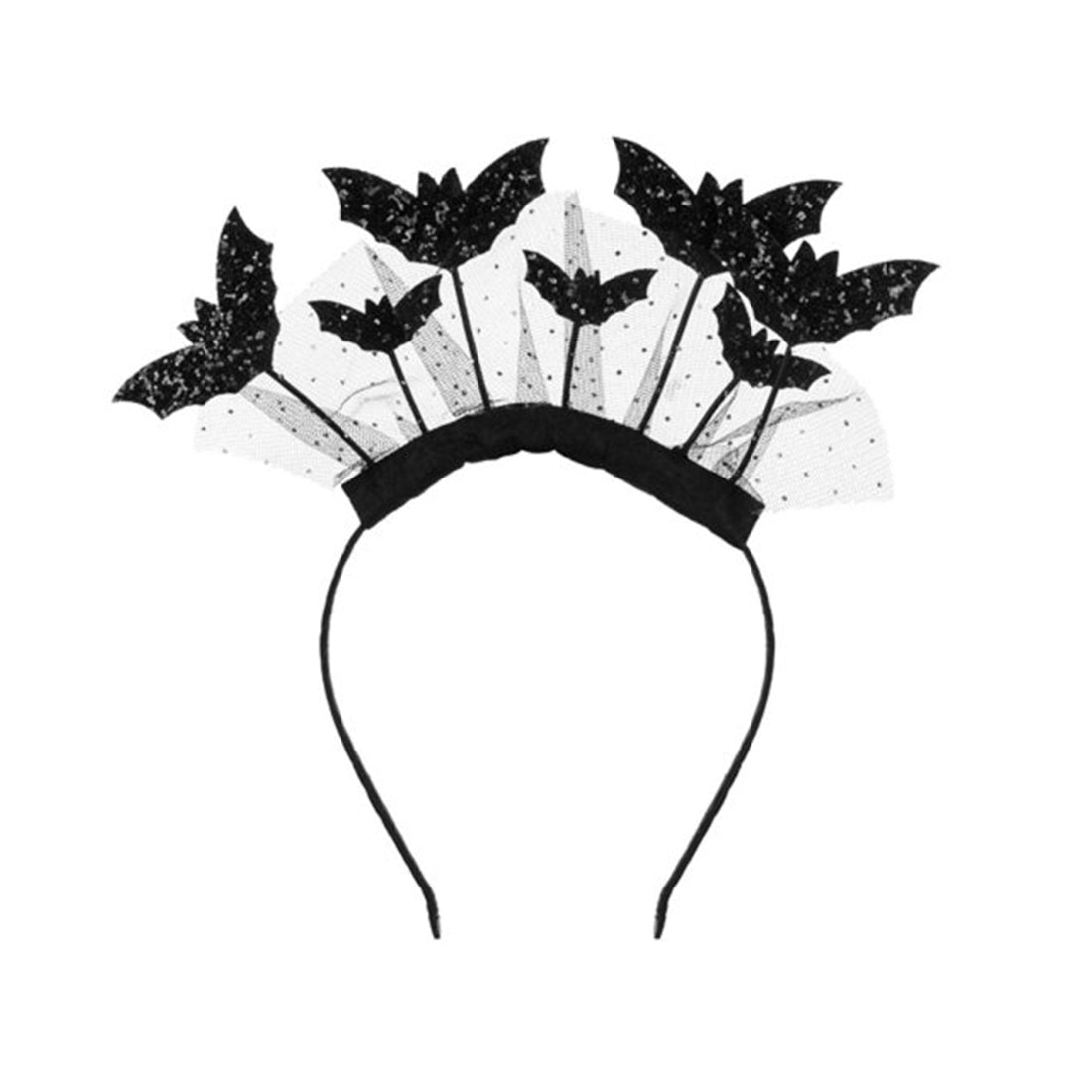 Black Bat Wings Headband