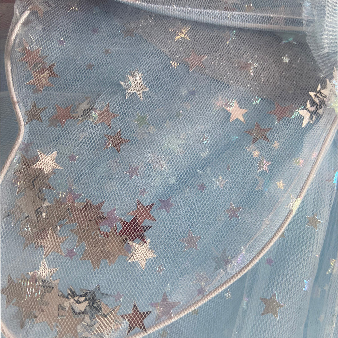Blue and Silver Fairy Wings, Tutu and Wand Set