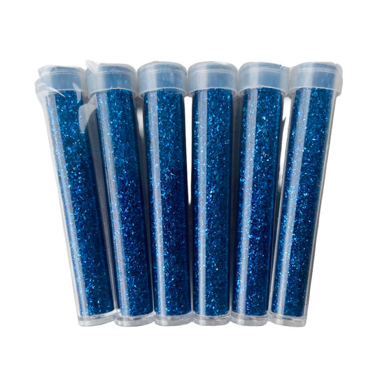 Blue Glitter Tubes Pack 6