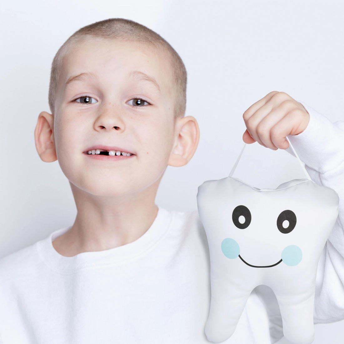 Blue Tooth Fairy Hanging Pillow