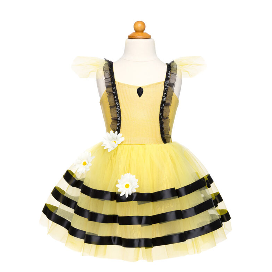 Bumble Bee Dress & Headband Size 3-4